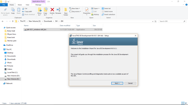 Java SE 9 install scrn-1