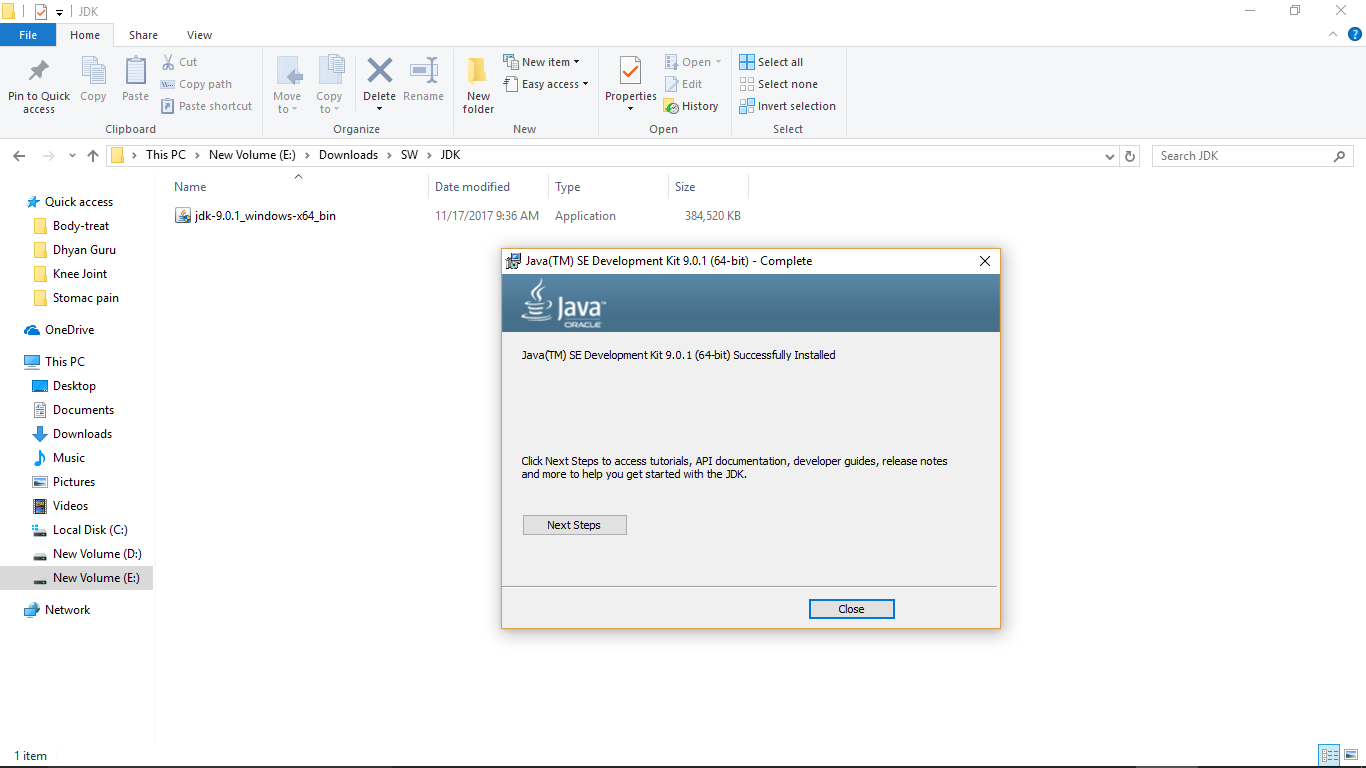 Java SE 9 install scrn-5-complete
